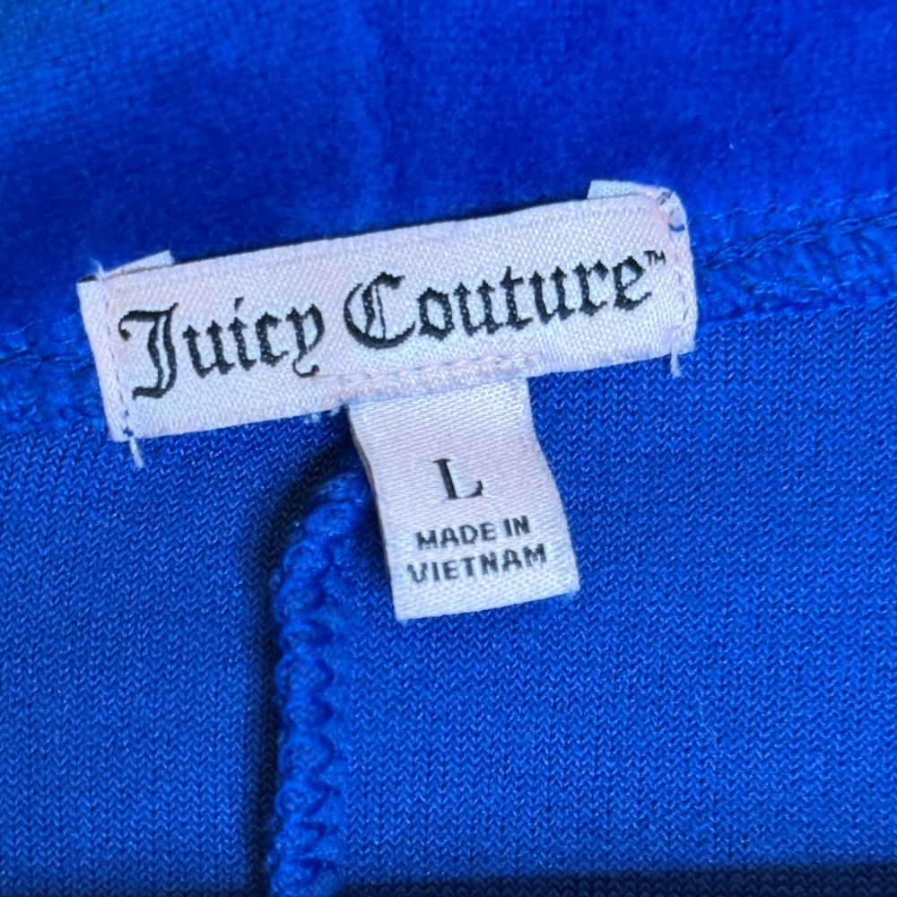 Juicy couture blue velour tracksuit 2 piece matching set - Picture 6 of 8